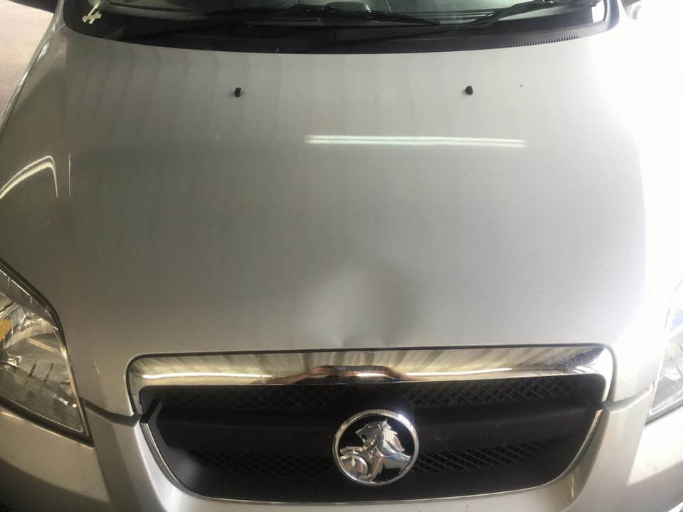 Holden Barina - Bonnet - Before