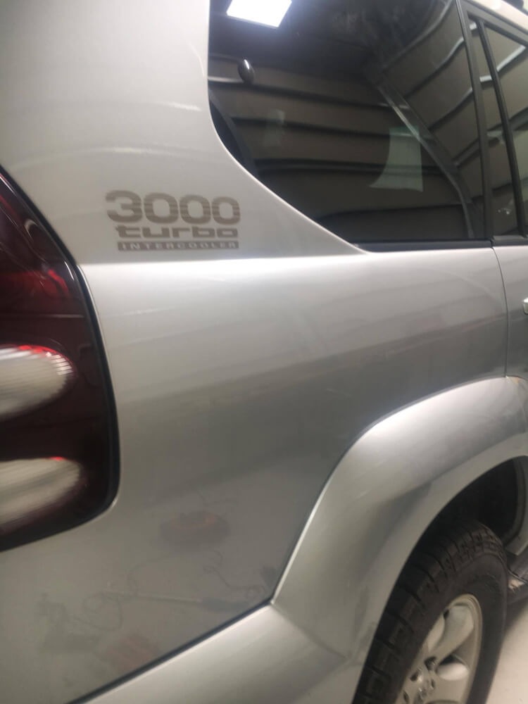 Toyota Prado - Right-Hand Rear Quarter Panel - After